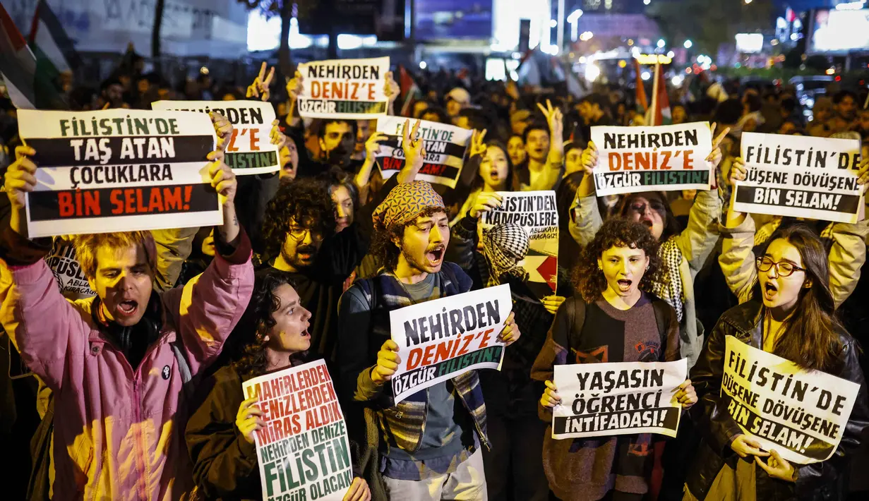 Intervensi Israel merupakan tindakan terorisme yang melanggar hukum internasional dan membahayakan nyawa warga sipil. (KEMAL ASLAN/AFP)