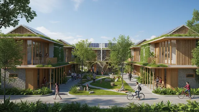 Tipe Rumah untuk Gen Z yang Estetik dan Ramah Lingkungan Model Rumah Komunal Klaster