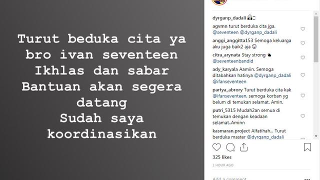 Dukungan Vokalis Dadali untuk Seventeen.