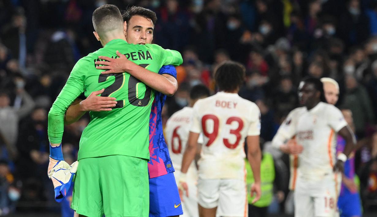 Barcelona masih punya kans untuk melaju ke perempat final, asal mampu mencuri kemenangan dari markas Galatasaray di laga leg kedua pekan depan. (AFP/Lluis Gene)