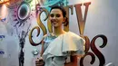 Dahlia Poland raih penghargaan Aktris Pendamping Paling Ngetop di ajang SCTV Awards 2014. Foto diambil pada Sabtu (29/11/2014). (Liputan6.com/Johan Tallo)