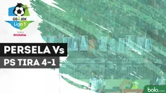 Persela Lamongan pesta gol atas tamunya PS Tira 4-1 dalam lanjutan Gojek Liga 1 2018 bersama Bukalapak di Stadion Surajaya, Senin (28/5/2018).
