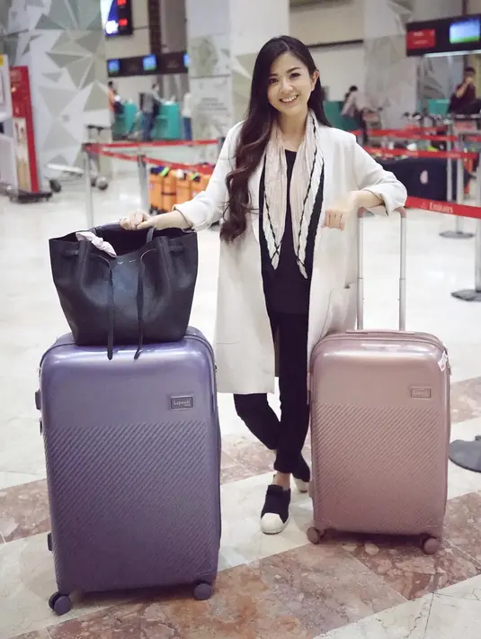 Saat hamil muda, Franda dan Samuel Zylgwyn melakukan babymoon di Dubai. (foto: instagram.com/frandaaa87)