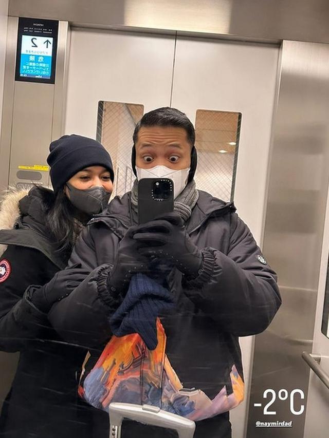Potret Naysila Mirdad dan Fito Hutagalung Saat Liburan Ke Jepang, Curi Perhatian