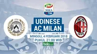 Serie A_Udinese Vs AC Milan (Bola.com/Adreanus Titus)