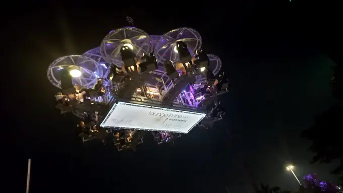 Makan Malam Sambil Memacu Adrenalin di Lounge in The Sky, Layakkah Dicoba?