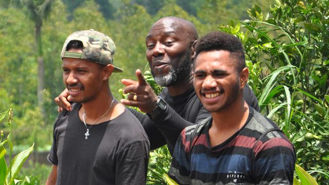 Jacksen F Tiago, Prisca Womsiwor, Yacob Sayuri.