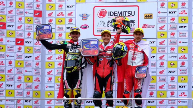 Awhin Sanjaya Finis di Posisi Tiga ARRC 2019 Kelas AP250 race dua