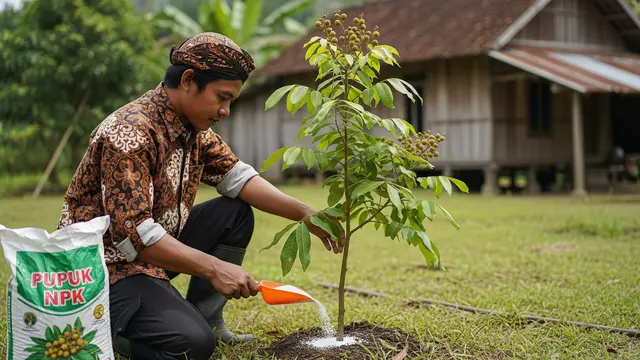 Rekayasa Media Tanam dan Pemupukan Dasar Kelengkeng