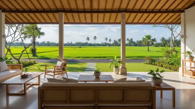 Gambar Desain Rumah Minimalis Depan Sawah