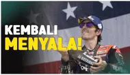 Berita Video, momen Maverick Vinales kembali raih podium di MotoGP Amerika Serikat pada Senin (15/4/2024)