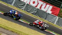 Dimas Ekky saat tampil di Sirkuit Suzuka, Jepang (istimewa)