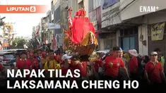 Ribuan warga memadati kawasan pecinan, Semarang Tengah, untuk menyaksikan tradisi kirab dalam rangka menyambut kedatangan Laksamana Cheng Ho.