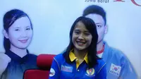 Tunggal putri Indonesia, Hanna Ramadini, menceritakan awal dirinya bermain bulutangkis hingga menjadi pemain hebat seperti sekarang ini. (Bola.com/Erwin Snaz)