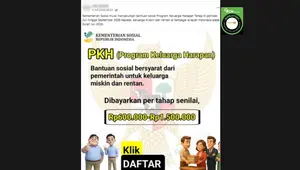 Cek Fakta: Tidak Benar Link Pendaftaran Bansos PKH Periode Juli - September 2026