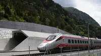 Gotthard Base Tunnel (GBT) terowongan kereta api terpanjang di dunia. (Dok: AFP)