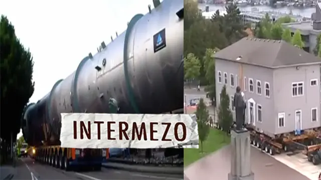INTERMEZO:Rumah Bertingkat Sampai Pesawat NASA Diangkut Oleh Truk