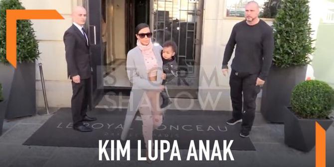 VIDEO: Momen Lucu Kim Kardashian Lupa Anak Tertinggal di Hotel