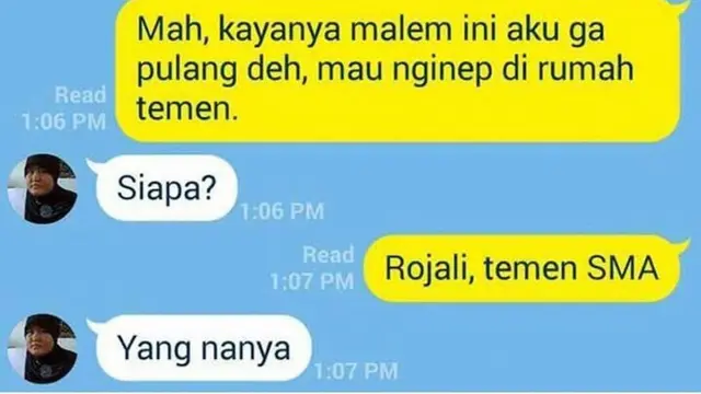 6 Chat Ibu ke Anak Berusaha Iseng Ini Garing Tapi Kocak