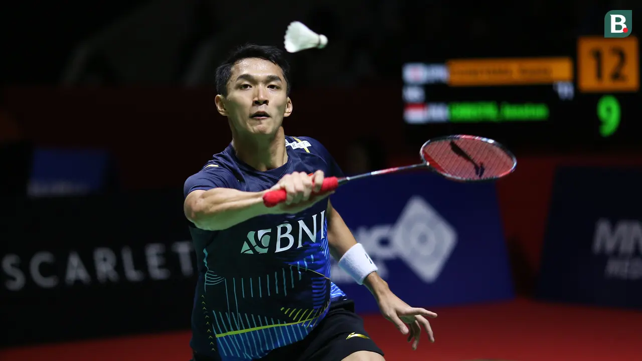 Foto: Chico Tersingkir, Jonatan Christie Melaju di Hari Kedua Indonesia Open 2023