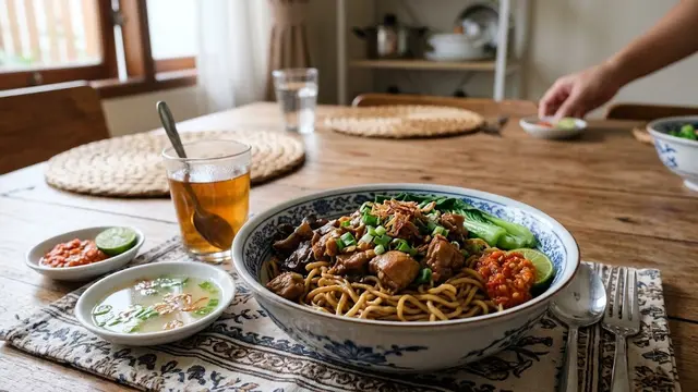 Resep Mie Ayam Jamur Rumahan yang Gurih ala Pedagang