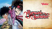 Serial anime Rurouni Kenshin dapat disaksikan di aplikasi Vidio. (Dok. Vidio)