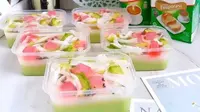 Resep puding es teler untuk lengkapi sajian Lebaran. (dok. Cookpad @LailaDawud95)