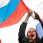 Ilustrasi Rusia dan Bendera Rusia (AP PHOTO/Alexander Zemlianichenko)