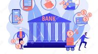 Ilustrasi daftar kode bank. (Photo by vectorjuice on Freepik)