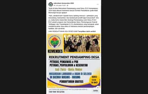 Cek Fakta: Tidak Benar Link Pendaftaran Pendamping Lokal Desa 2026 Lewat Telegram