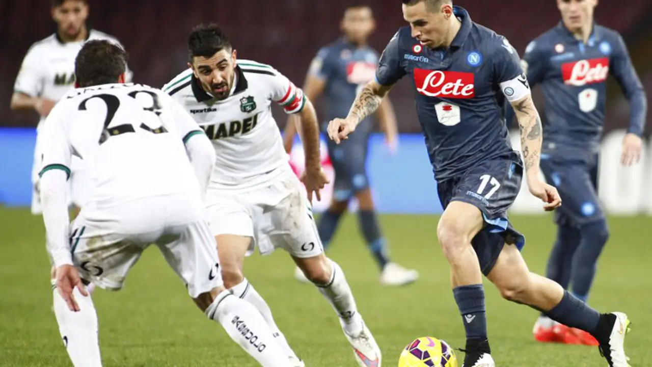 Sassuolo versus Napoli