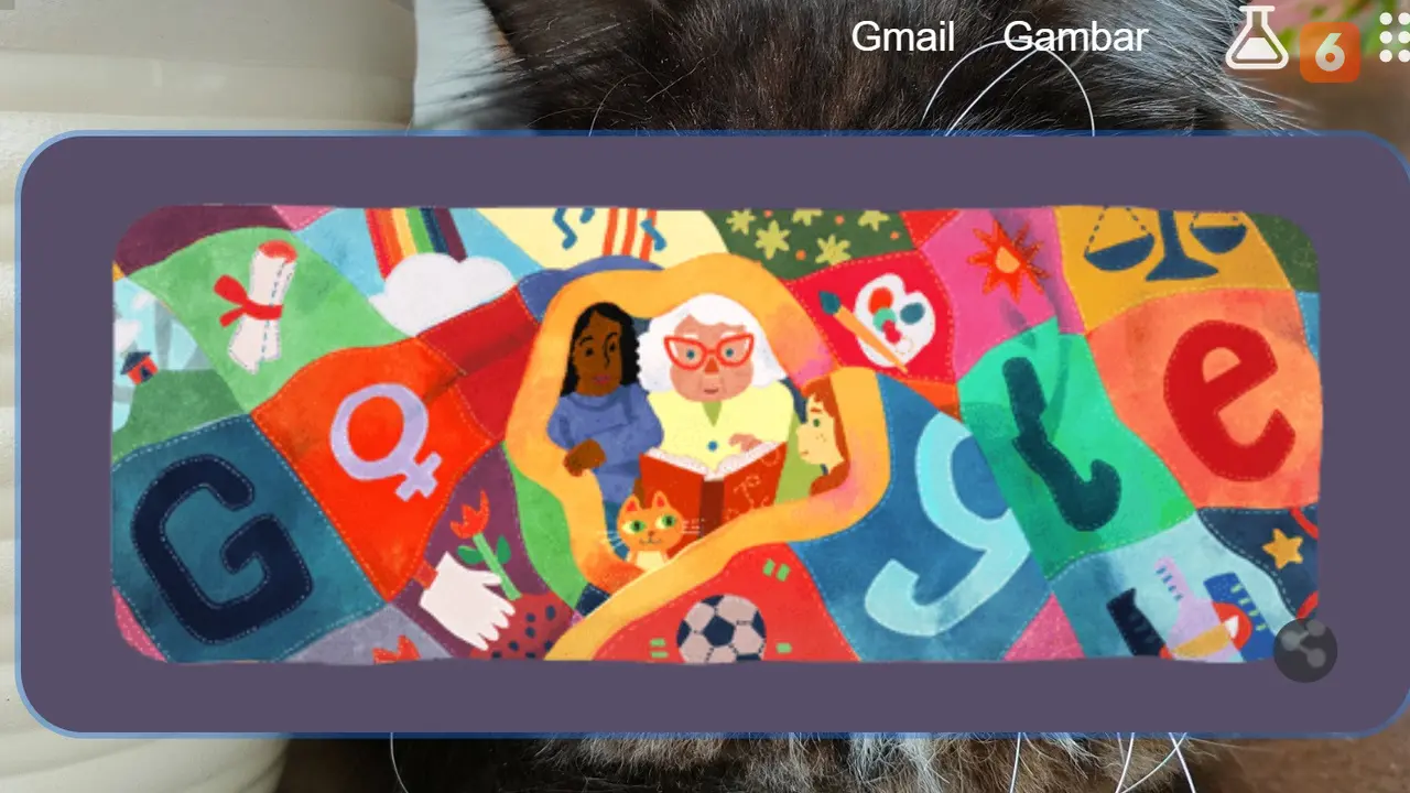 Ilustrasi Hari Perempuan Internasional dipajang jadi Google Doodle pada 8 Maret 2024