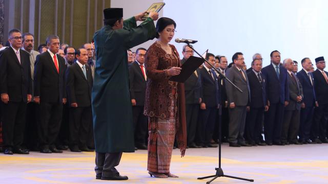 MA Lantik Destry Damayanti sebagai Deputi Gubernur Senior BI