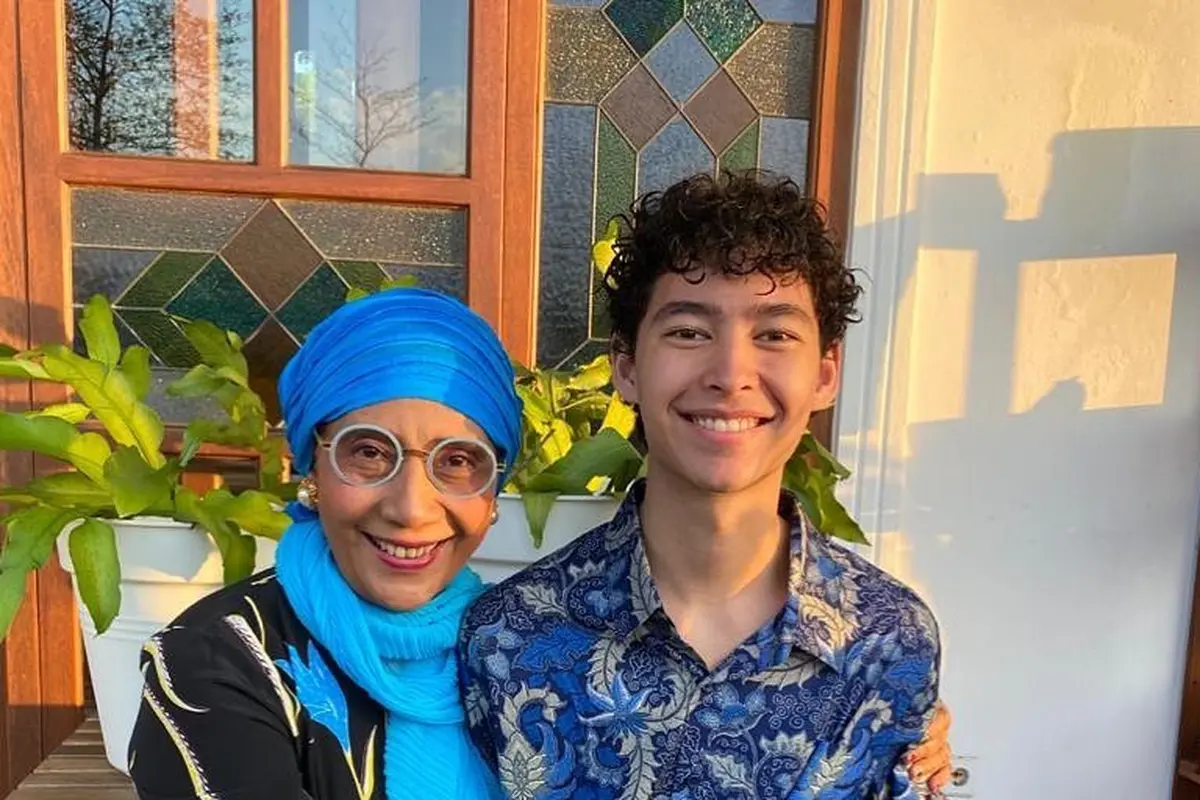 Susi Pudjiastuti dan anak/dok Instagram @alvy_xavier