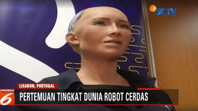 Konferensi Kecerdasan Buatan menampilkan sejumlah robot pintar yang bisa menemani dan memudahkan manusia dalam keseharian.
