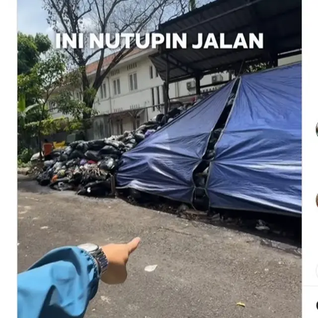 Darurat Sampah Sejak 2023, Kreator Konten Jerhemy Owen Soroti Banyaknya Tumpukan Sampah di Jogja.  foto: (dok.Instagram @jerhemynemo/https://www.instagram.com/p/DGsxB-HSOcp/Henry)