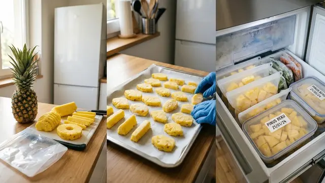 Cara Menyimpan Nanas Kupas Jangka Panjang