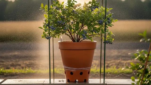 Cara Menanam Blueberry di Dataran Rendah Pakai Pot