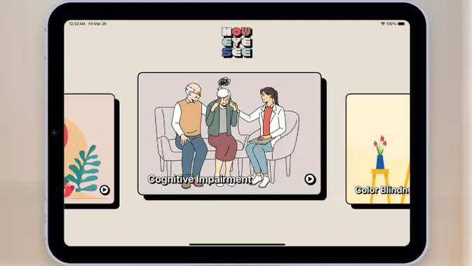 <p>HowEyeSee. (Doc: Apple)</p>