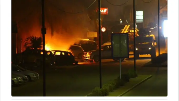 Foto-foto Mencekam Saat Teroris Serang Burkina Faso