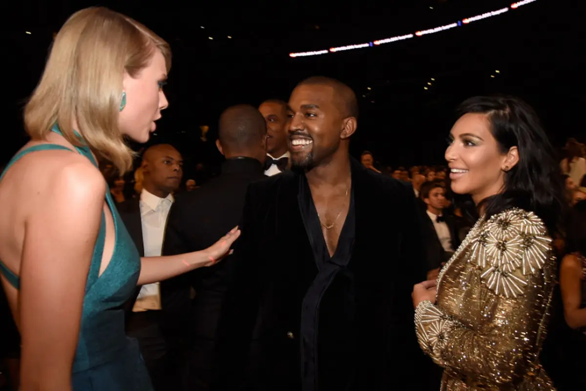 Taylor Swift, Kanye West dan Kim Kardashian