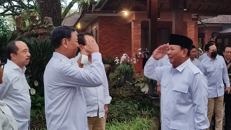 Wiranto Menemui Prabowo Subianto di Hambalang