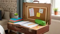8 Cara Membuat Meja Belajar Anak dari Koper Rusak, Praktis dan Hemat Tempat