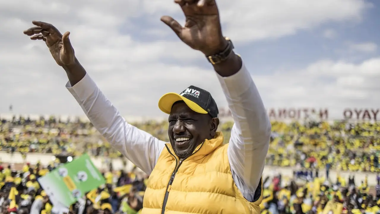William Ruto yang menjabat sebagai wakil presiden sejak 2013 kini jadi presiden Kenya. (Marco Longari/AFP)