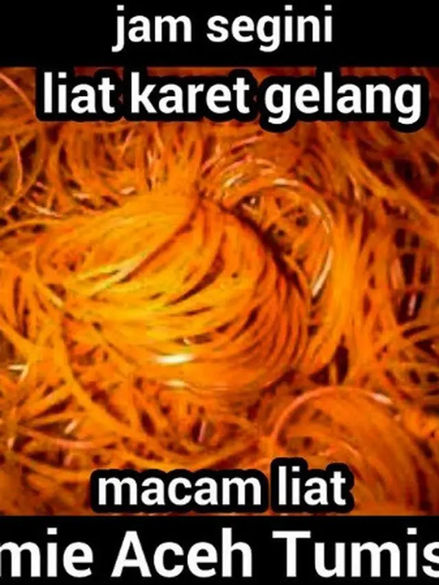 6 Imajinasi Makan Mi Goreng Padahal Karet Gelang Ini Bikin Tepuk Jidat