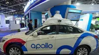 Baidu akan terus berinvestasi dalam memperluas layanan Apollo Go Robotaxi, dan layanan konten generatif AI (AIGC), Ernie Bot (AFP).