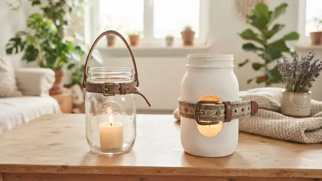 DIY Dekorasi Rumah Pakai Sabuk Bekas