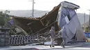 Setidaknya enam orang meninggal dunia akibat gempa besar yang berpusat di Semenanjung Noto di dekat Prefektur Ishikawa, Jepang, menurut kantor berita nasional NHK. (Kyodo News via AP)