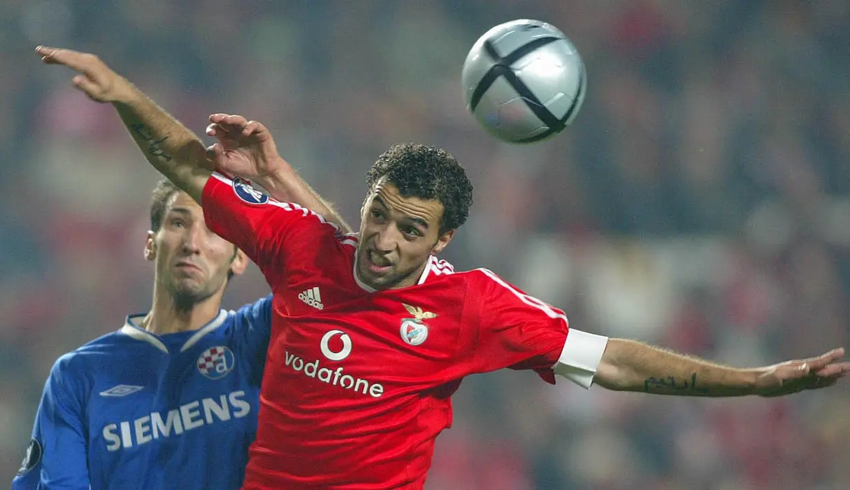3. Benfica - Dari tujuh kali lolos ke babak final Liga Champions, klub Liga Portugal ini kalah lima kali dan baru dua kali merasakan gelar juara. (AFP/Miguel Riopa)