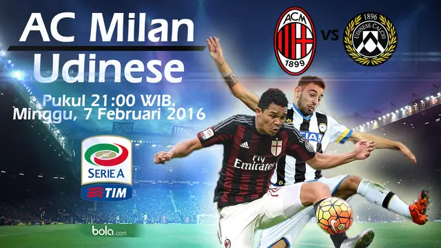 AC Milan vs Udinese (Bola.com/Samsul Hadi)